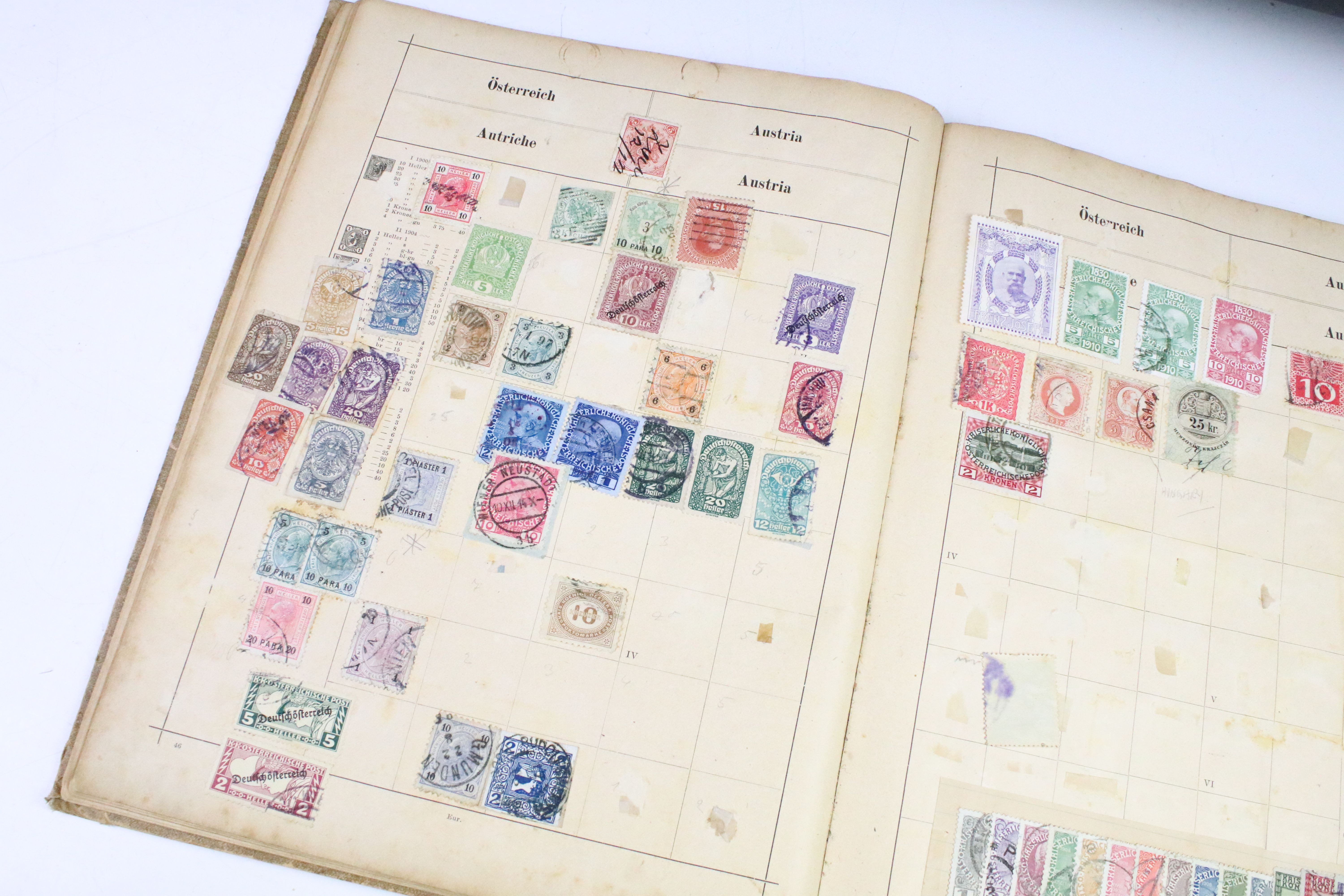 Collection of stamps and ephemera to include an album of early 20th Century European examples, an - Image 16 of 25