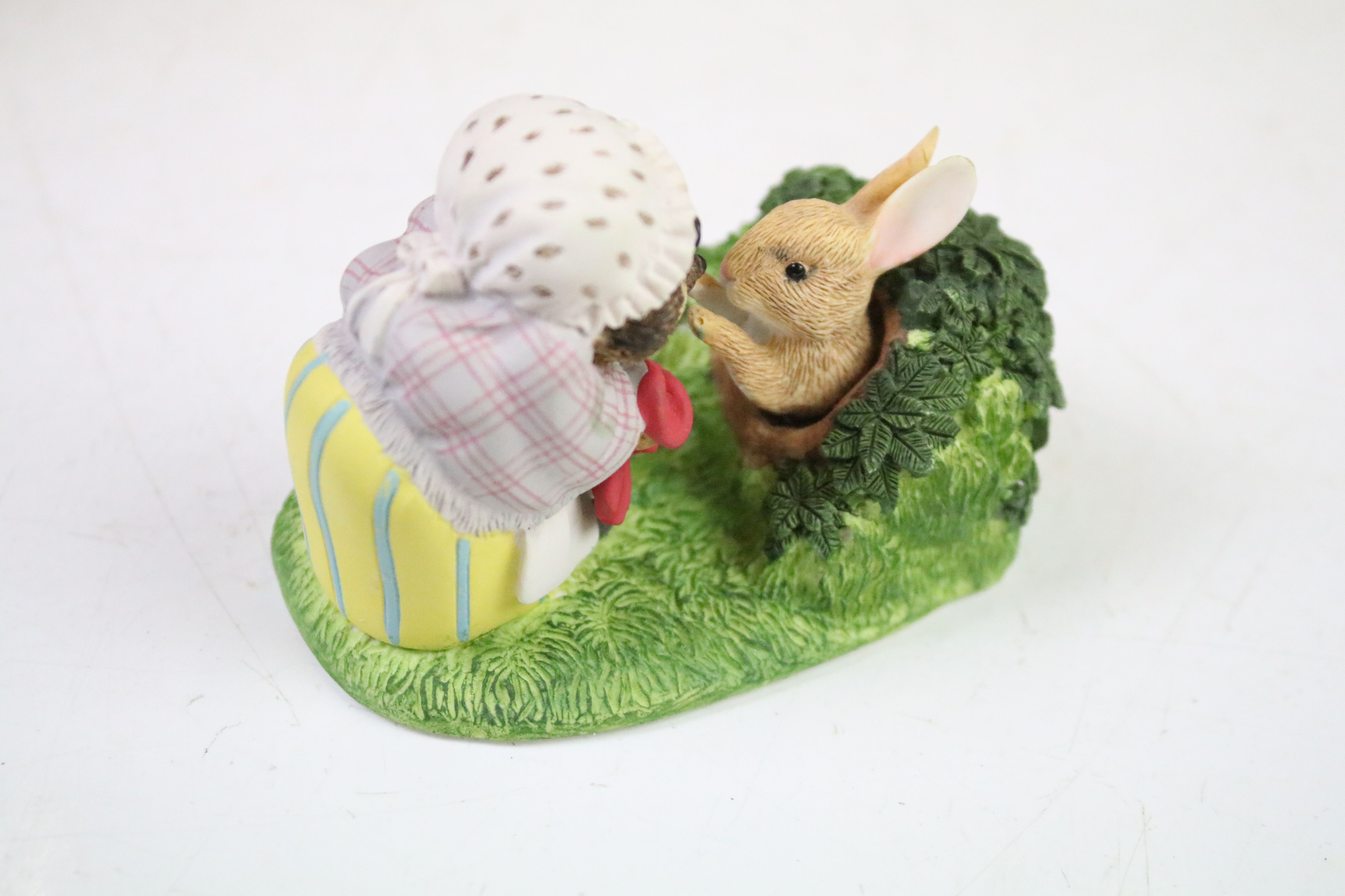 Group of seven boxed & unboxed Beatrix Potter figurines to include 3 x Beswick (Mrs Tiggy Winkle, - Image 9 of 22