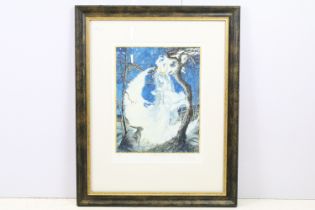 Ed Org (British b.1955), The Moonstruck Hare, limited edition colour print, signed lower right and