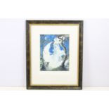 Ed Org (British b.1955), The Moonstruck Hare, limited edition colour print, signed lower right and