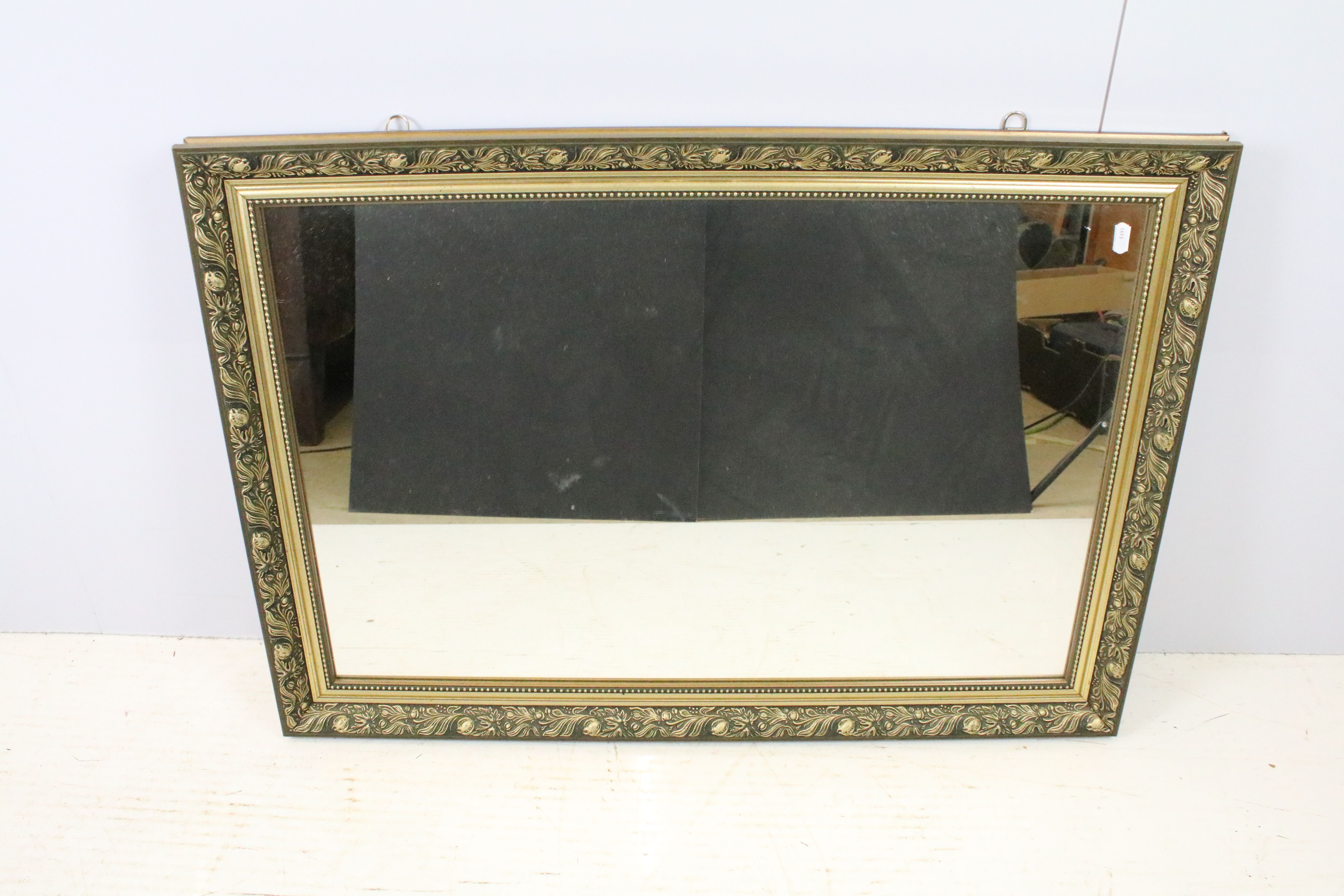 Early 20th century gilt framed wall mirror, 57 x 43.5cm together with another gilt framed mirror, - Image 2 of 9