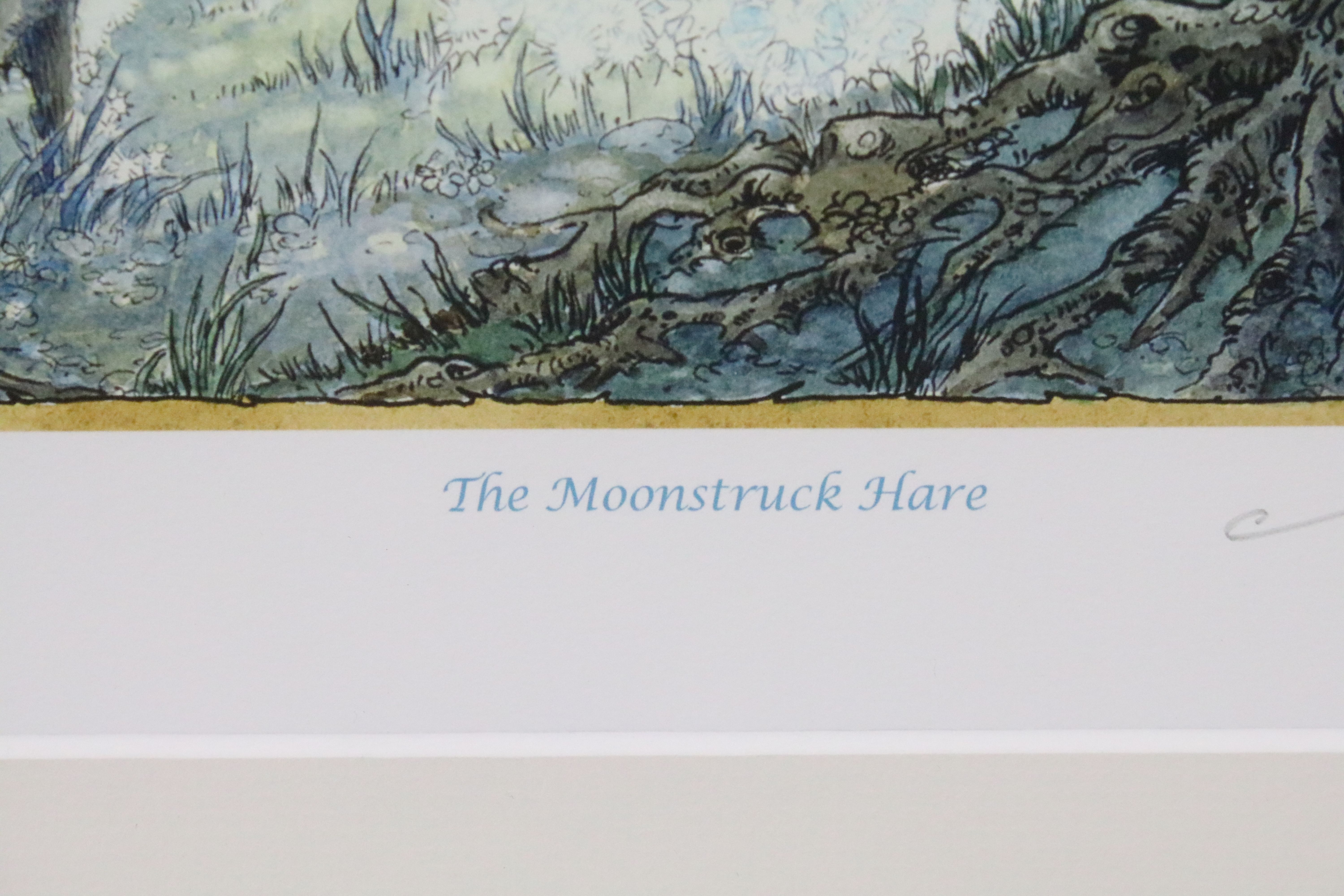 Ed Org (British b.1955), The Moonstruck Hare, limited edition colour print, signed lower right and - Image 3 of 6