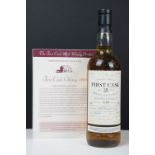 First cask Highland Park Orkney 1989 rare single cask single malt scotch whisky. Aged 18 years