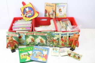Collection of Rupert annuals (mostly 1900's examples) together with a selection of Rupert