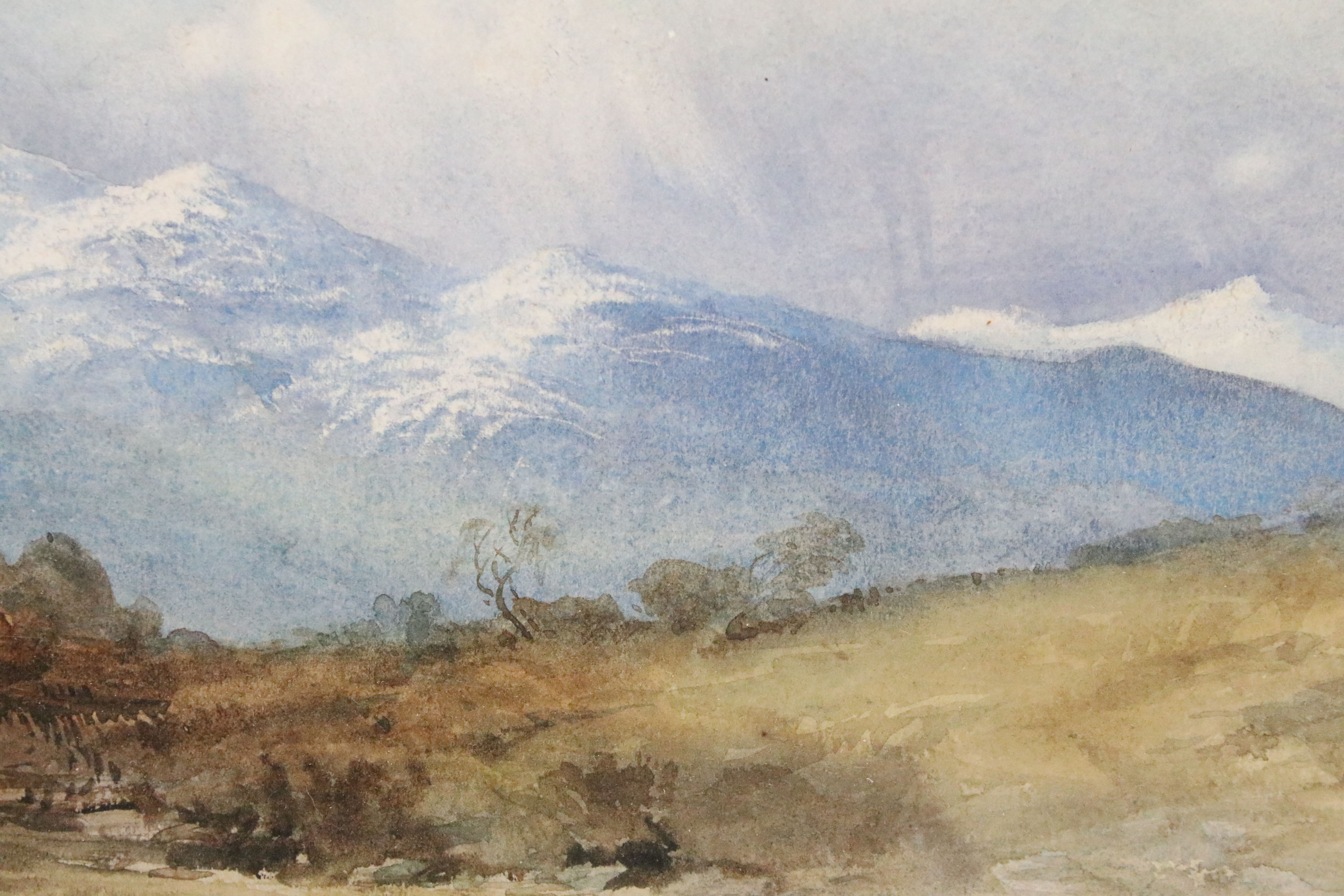 Henry Andrew Harper (1833-1900) Scottish Highlands landscape scene, watercolour, signed lower right, - Image 3 of 6