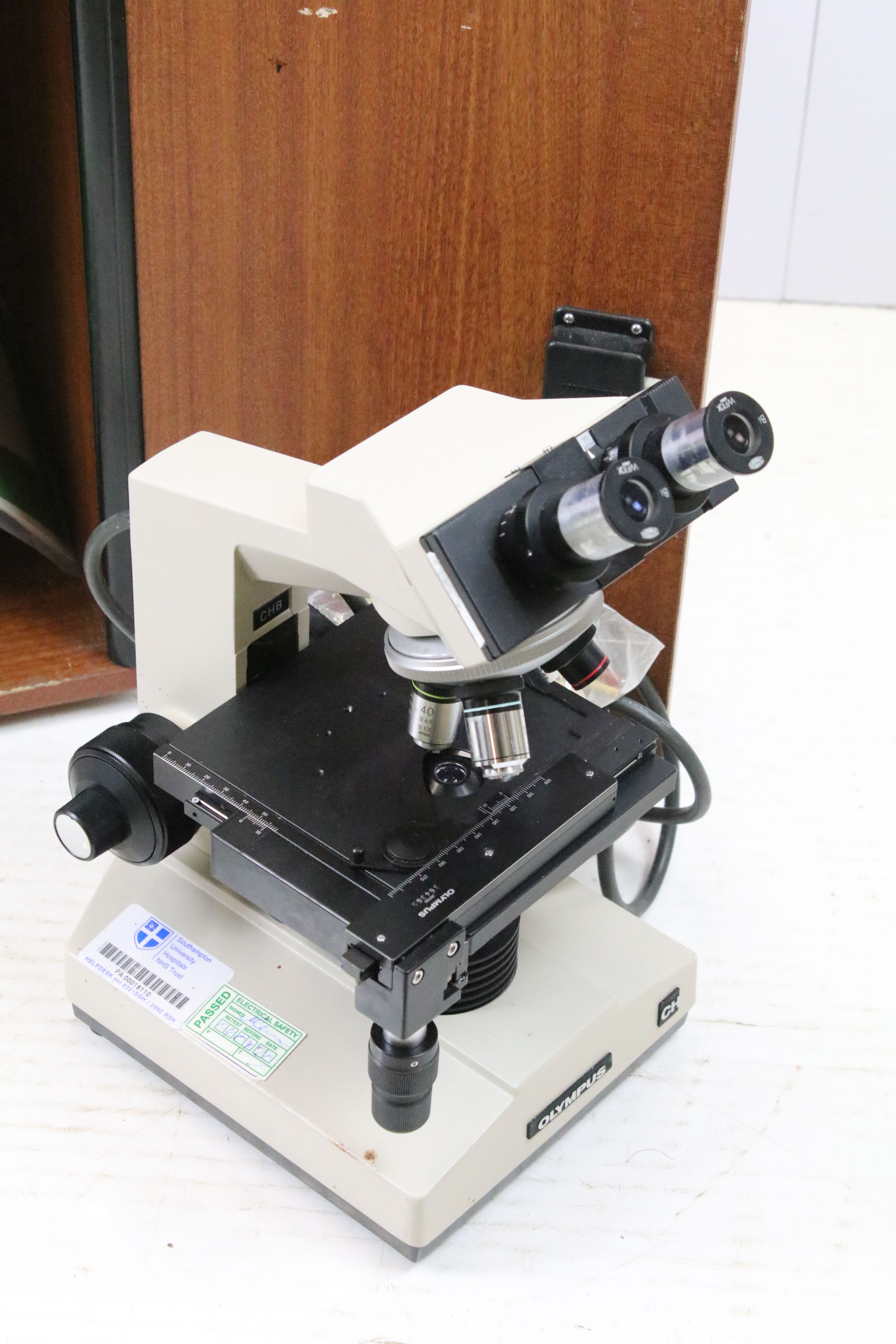 Olympus student microscope, with instructions, labelled Models CHA & CHB, in carry case - Image 2 of 10