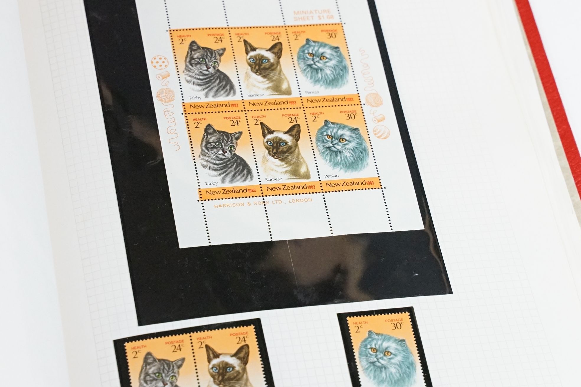 A collection of mainly commonwealth stamps contained within three albums to include Victorian - Image 9 of 14