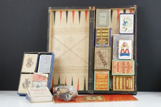 Collection of mixed games & card games, early-to-mid 20th century onwards, to include Jaques