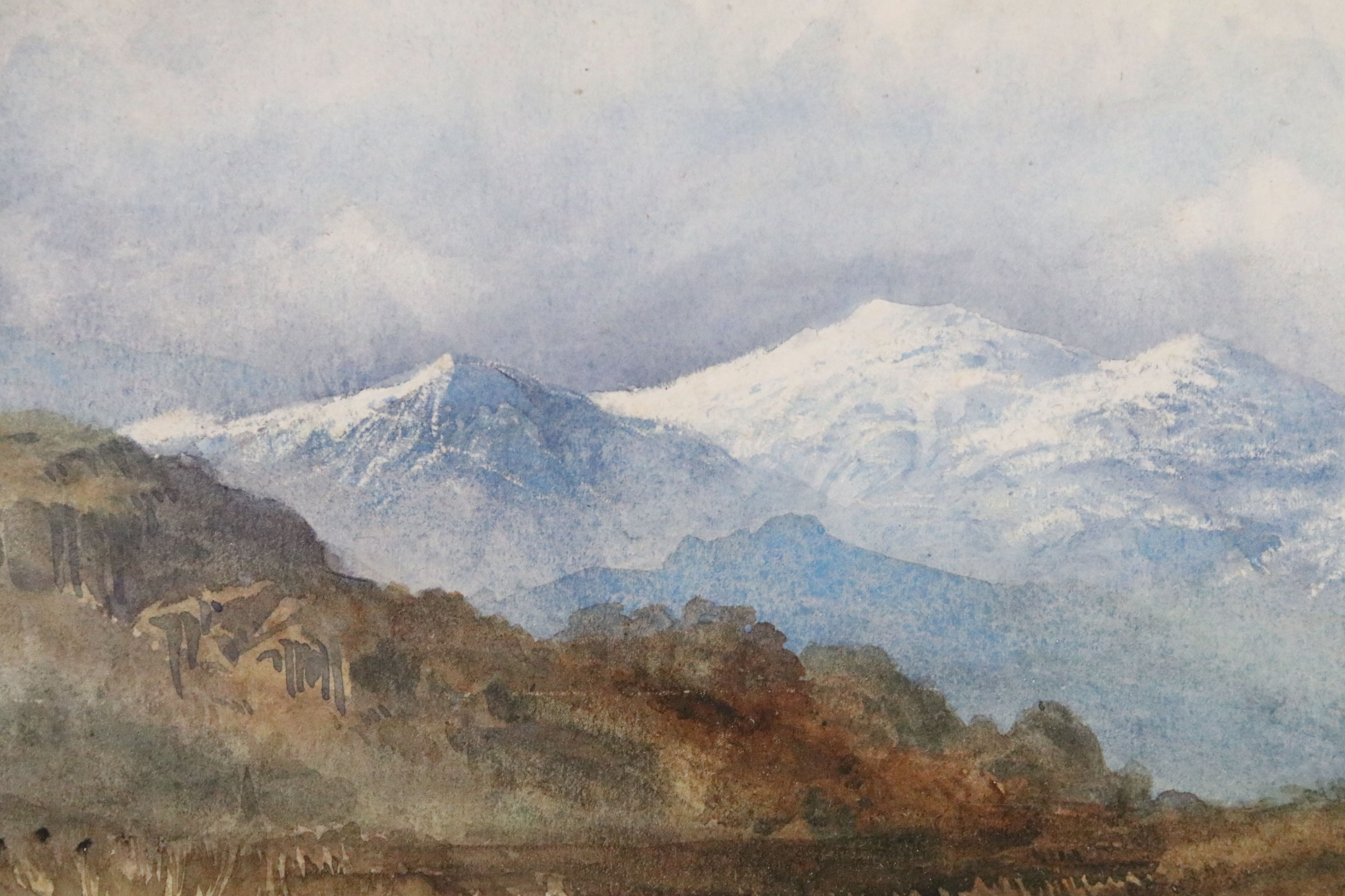 Henry Andrew Harper (1833-1900) Scottish Highlands landscape scene, watercolour, signed lower right, - Image 2 of 6