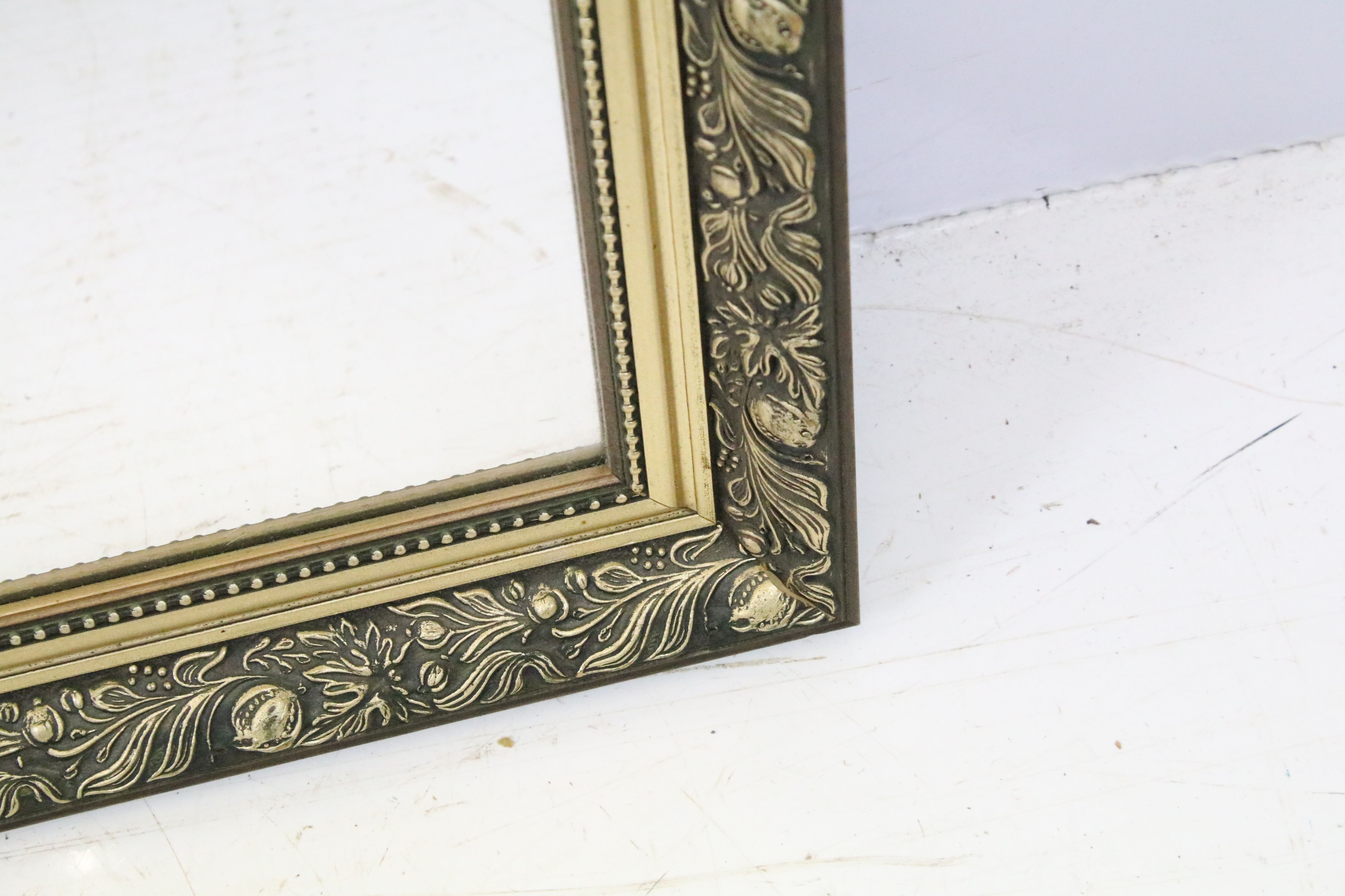 Early 20th century gilt framed wall mirror, 57 x 43.5cm together with another gilt framed mirror, - Image 3 of 9