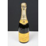 A bottle of 1947 Veuve Clicquot Ponsardin Champagne. Measures 27cm tall.