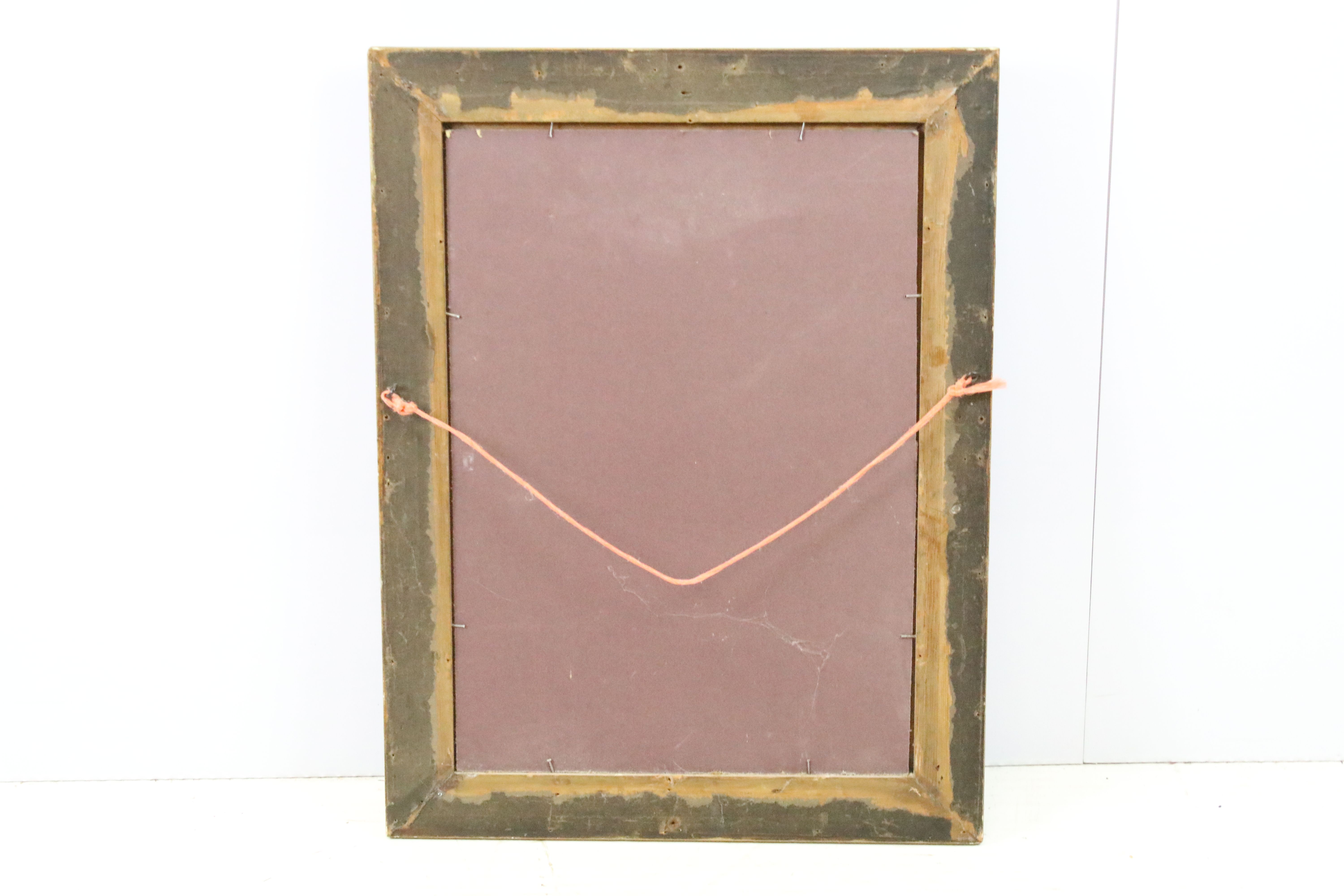 Early 20th century gilt framed wall mirror, 57 x 43.5cm together with another gilt framed mirror, - Image 9 of 9