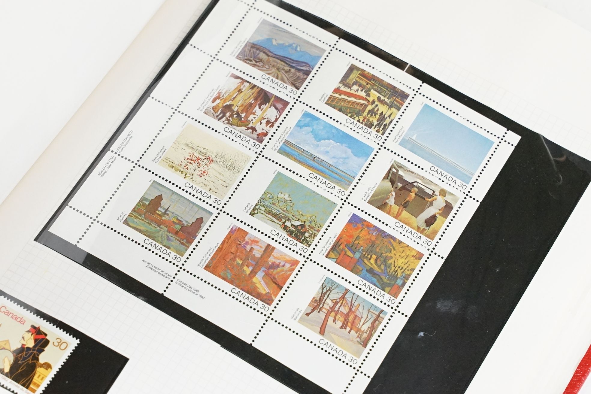 A collection of mainly commonwealth stamps contained within three albums to include Victorian - Image 11 of 14