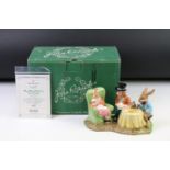 Beswick 'The Mad Hatter's Tea Party' porcelain figure group, LC 1, ltd edn no. 227/1998, with CoA,