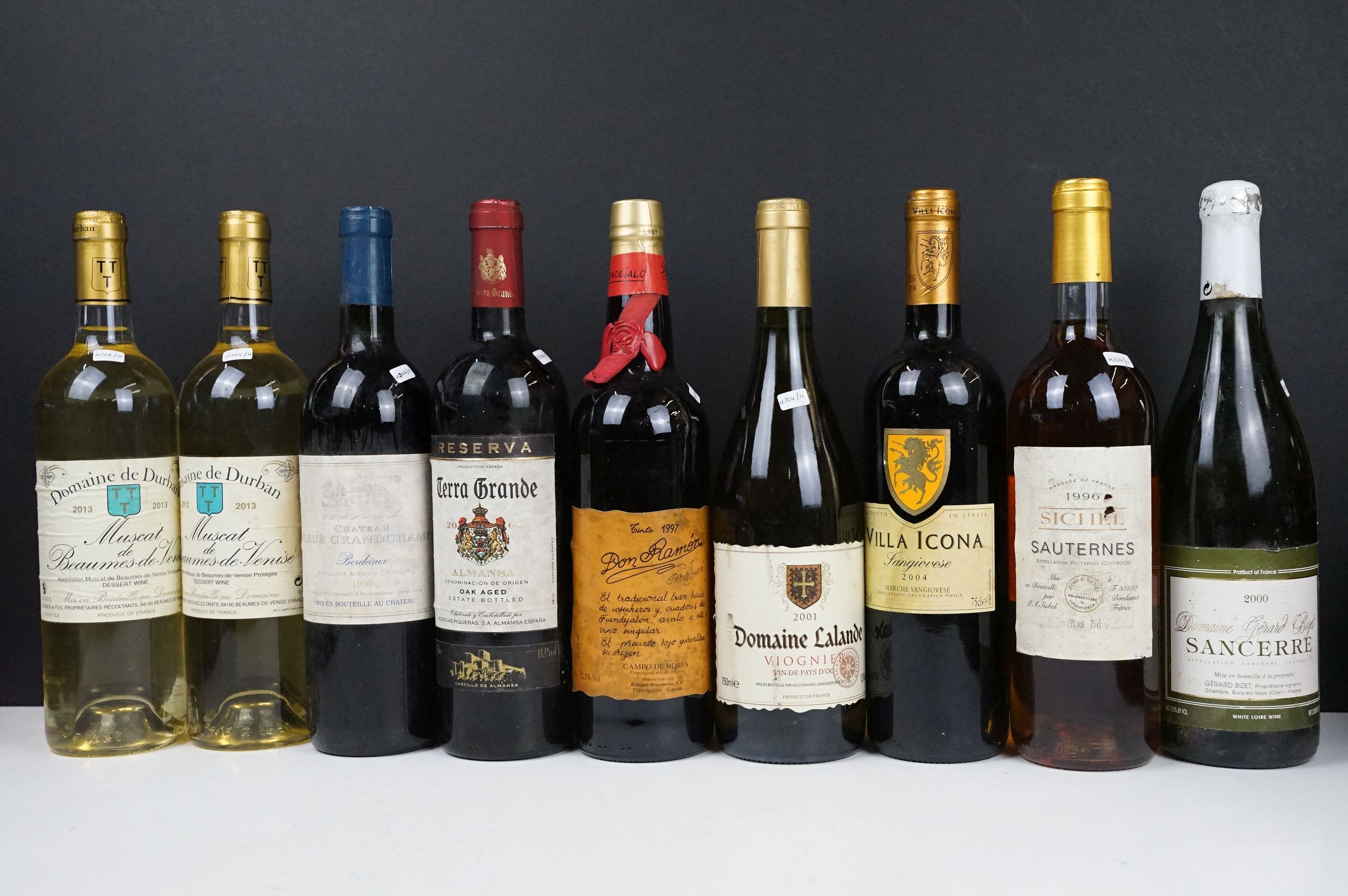 2 x Muscat de Beaumes de Venise, 2013, 75cl, Tinto Don Ramon, 1997, 75cl, Villa Icona, Sangiovese,