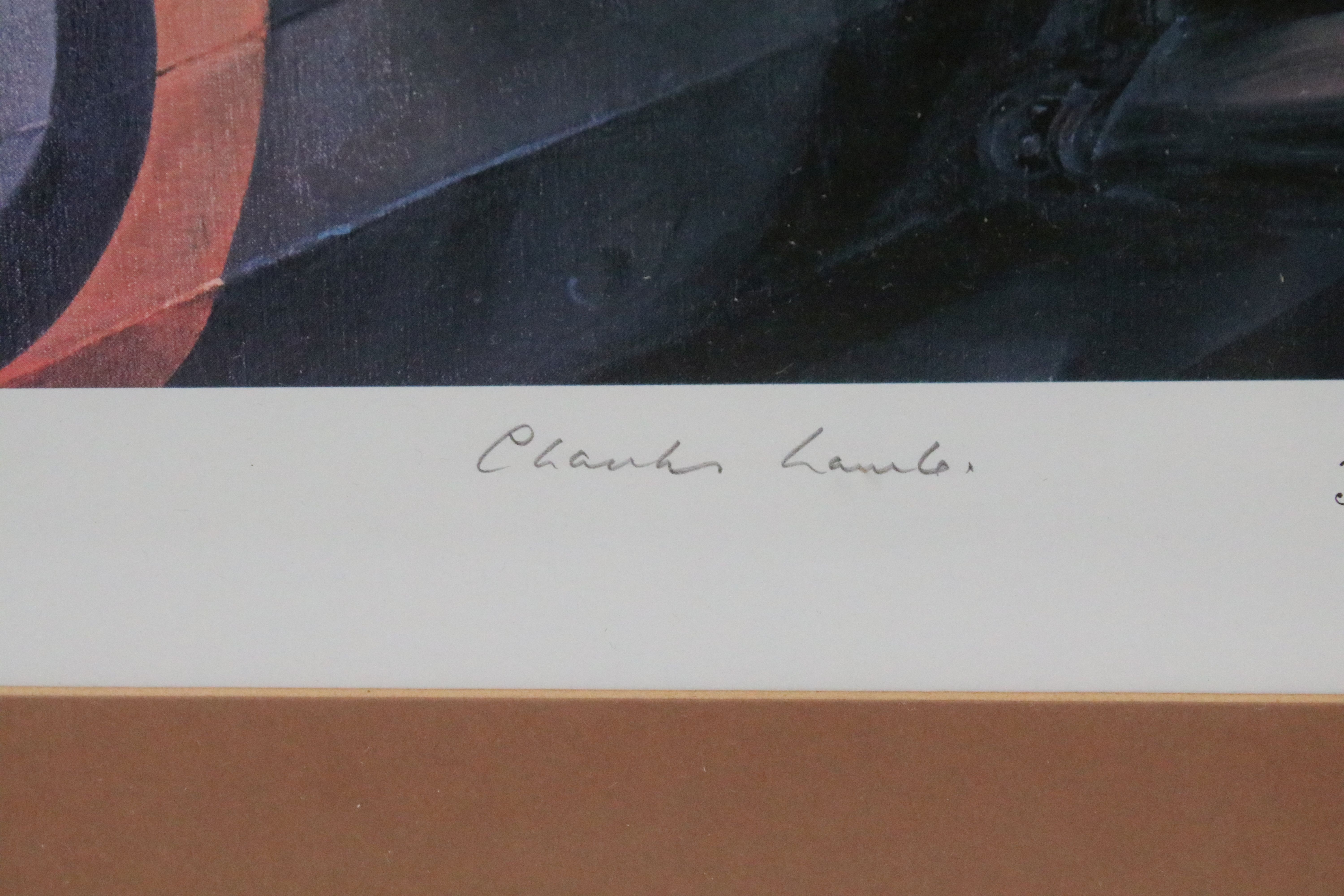 Robert Taylor, The Swordfish Attack at Taranto, limited edition print, signed by Charles Lamb and - Image 4 of 6
