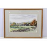 Harold Sayer, Painswick Lodge Farm, Stroud, watercolour, signed lower right, 33.5 x 51.5cm, titled