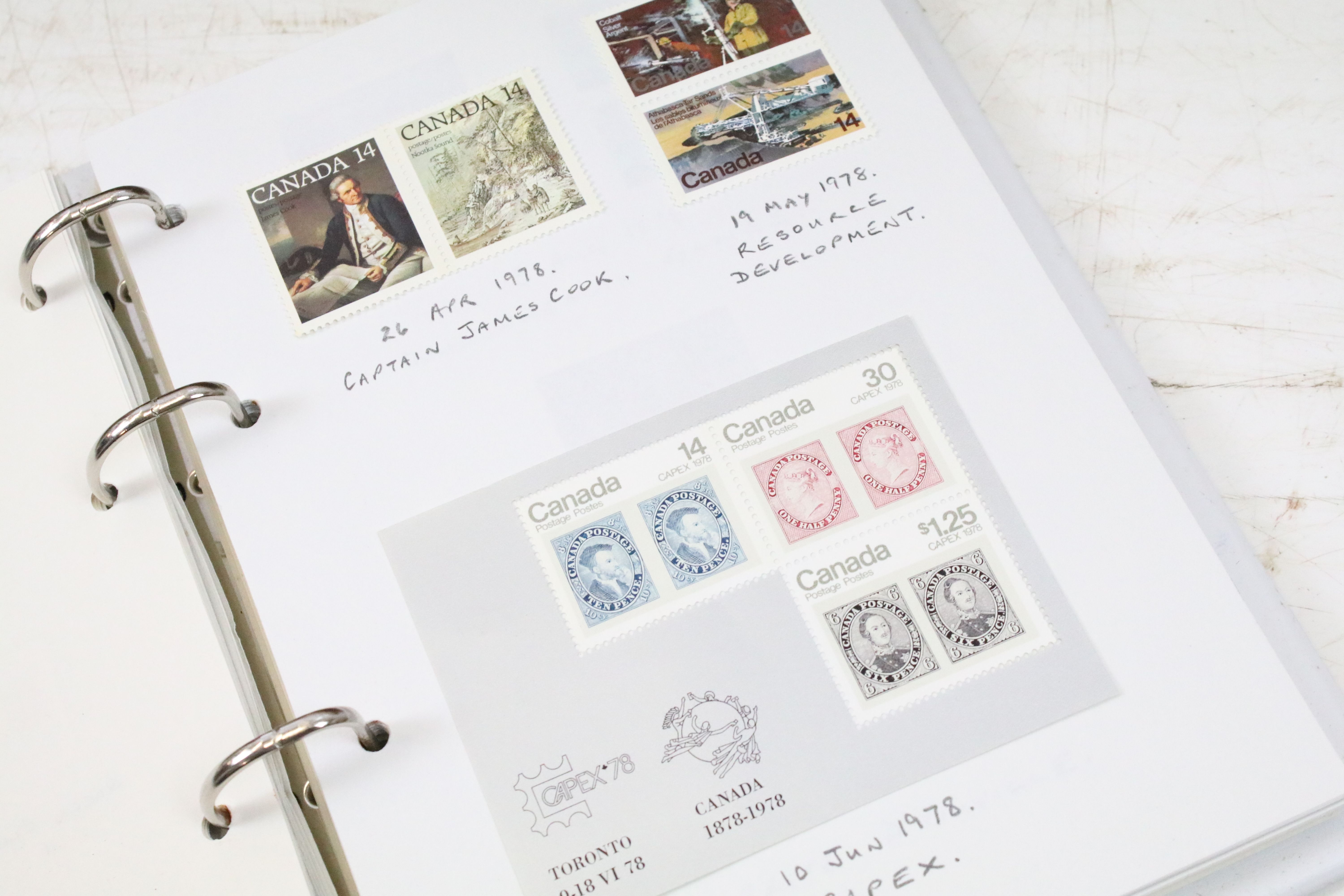 Collection of stamps to include an album including a good selection of George VI definitives, - Image 12 of 24