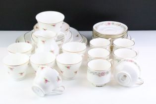 Paragon 'Belinda' pattern tea set, together with a Mayfair tea set with printed decoration of pink