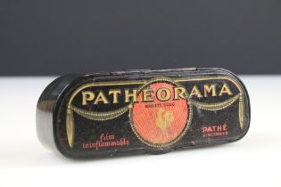 Early 20th century French ' Patheorama ' Viewer with film strip, 13cm long