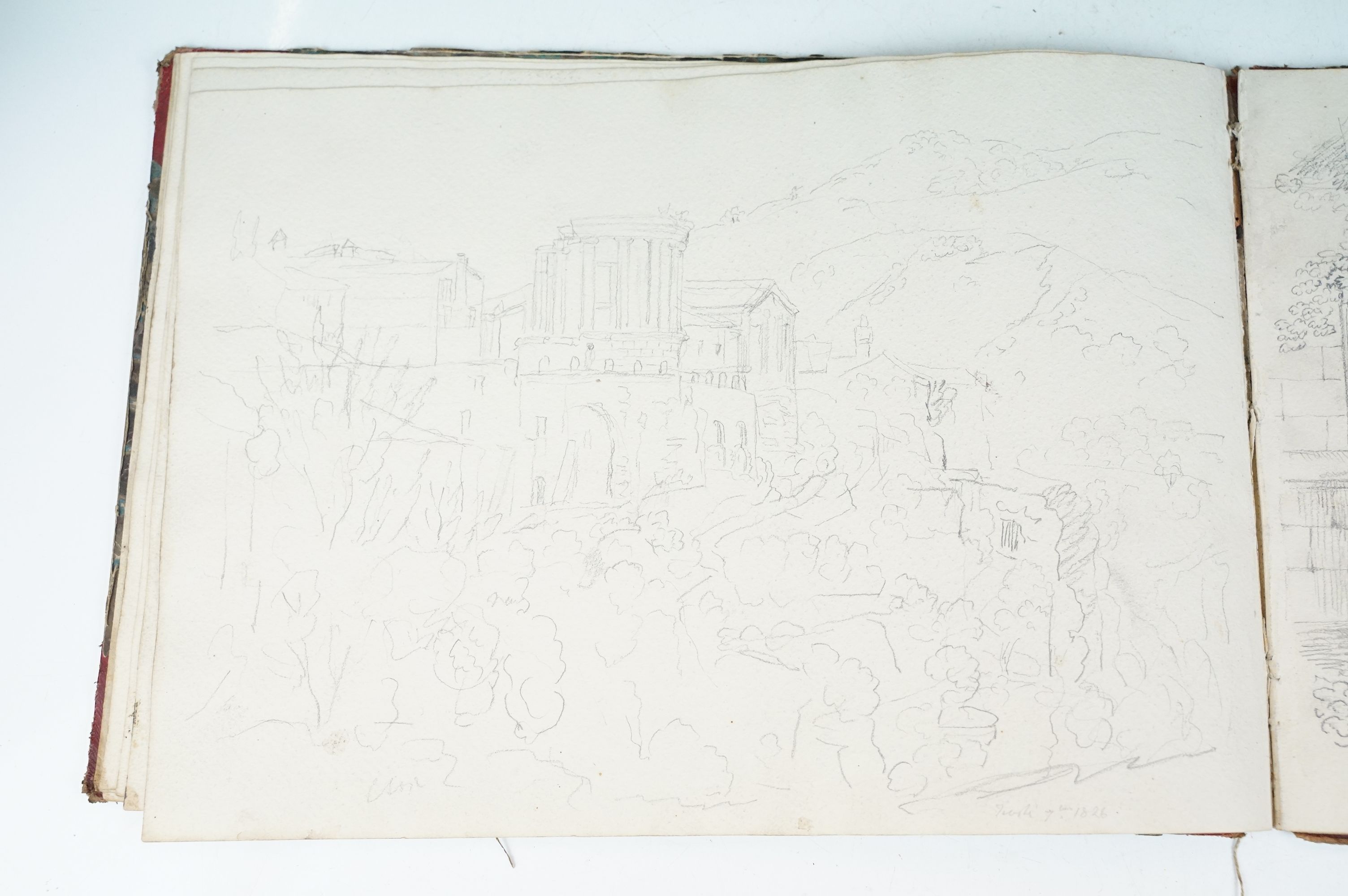 A sketch book containing various pencil works etc - Image 11 of 18