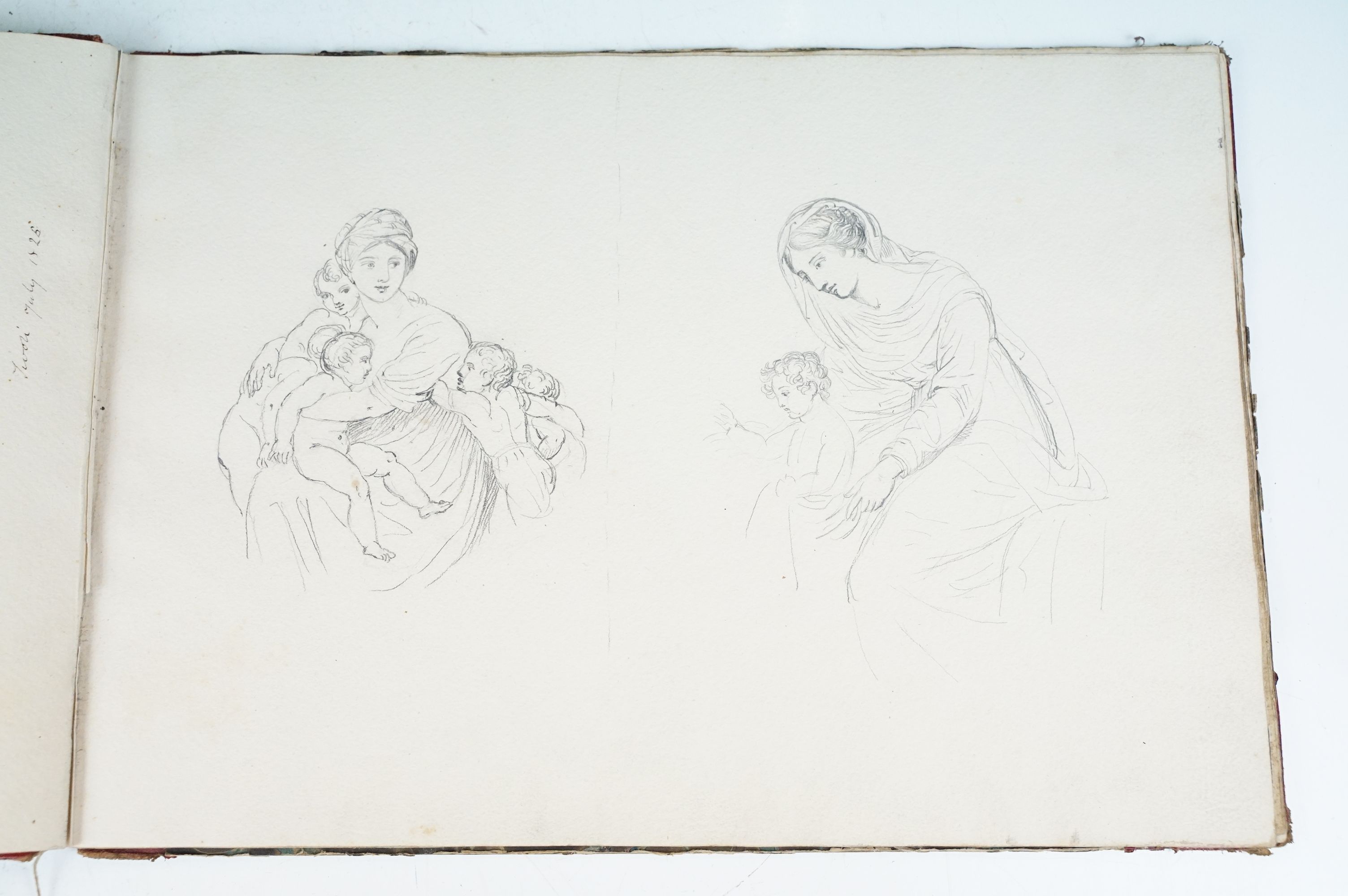 A sketch book containing various pencil works etc - Image 8 of 18