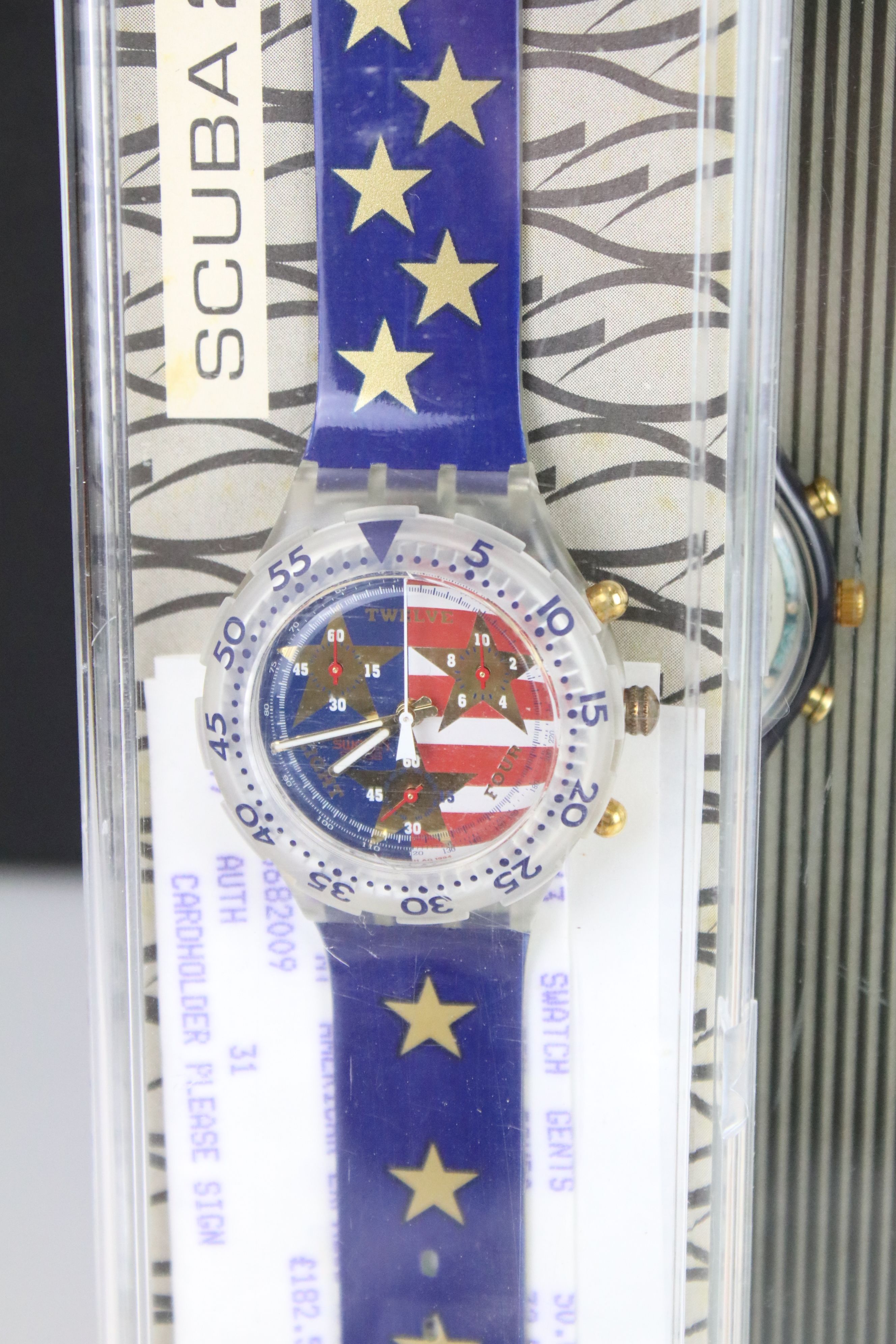 A collection of ten SWATCH wristwatches to include Chrono and automatic examples within original - Bild 5 aus 11