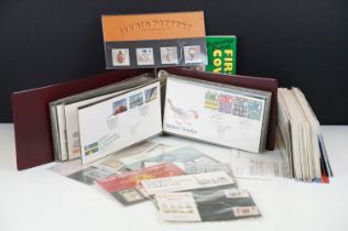 Collection of British first day covers to include a Royal Mail albums of first day covers and a