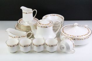 Staffordshire Bone China Royal Kent 'Golden Glory' eight setting tea & dinner service to include