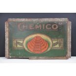Advertising - ' Chemico Patch ' tin advertsing sheet, circa 1930's, approx 38cm x 23cm