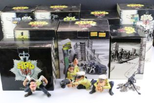 Collection of Country Artists Speed Freaks figurines in original boxes. Eight boxed five loose.