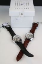 Two contemporary gents automatic wristwatches by Martyn