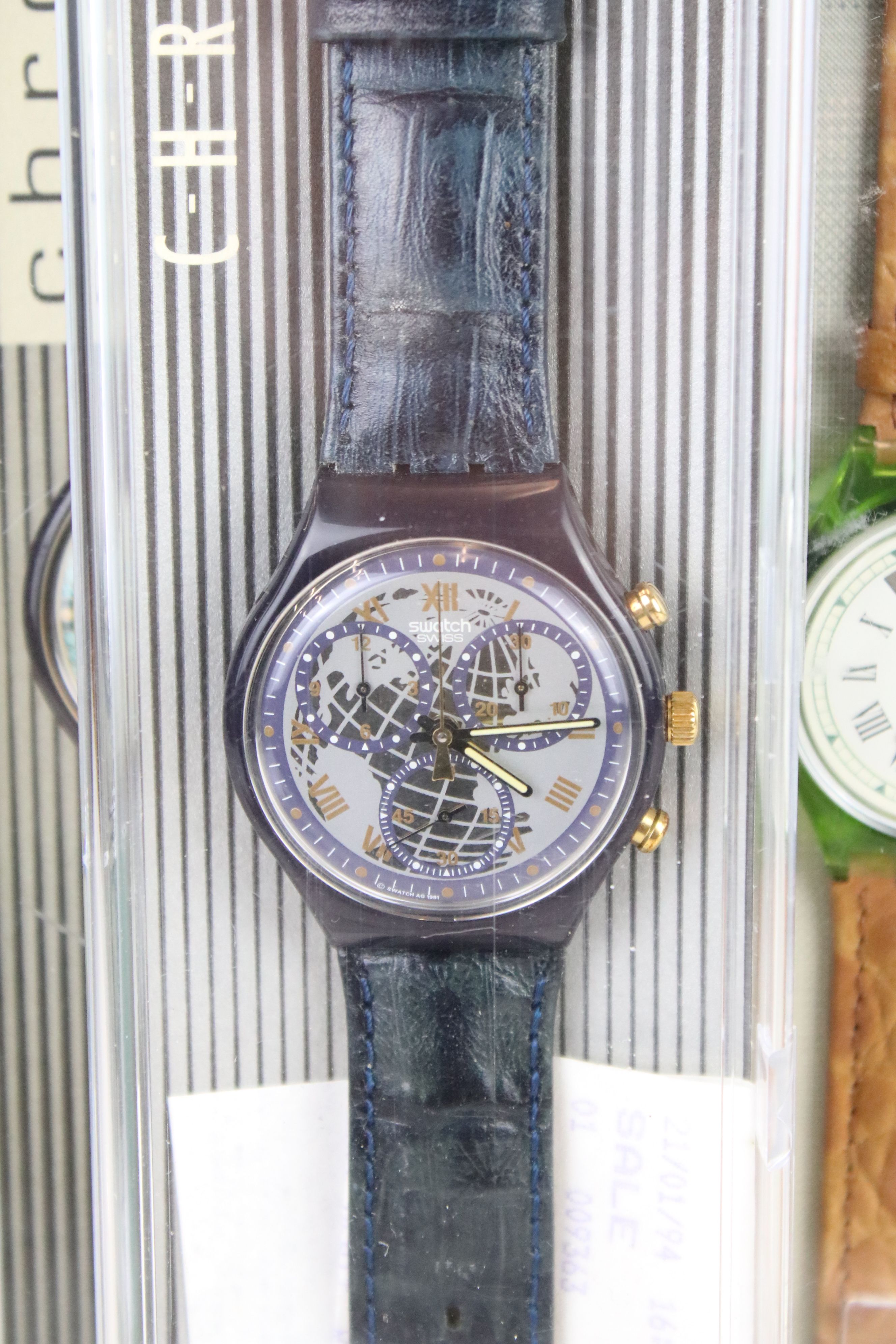 A collection of ten SWATCH wristwatches to include Chrono and automatic examples within original - Bild 4 aus 11