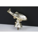 Metal Car Mascot in the form of a Fish, 11.5cm long