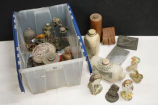 Mixed collectables to include Beswick Osprey Ceramic Beneagles liquor bottle, Royal Doulton Barn Owl