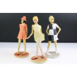 Peter Mook for Minster Giftware - Three Originalities 'Stylish Times' lady figurines to include