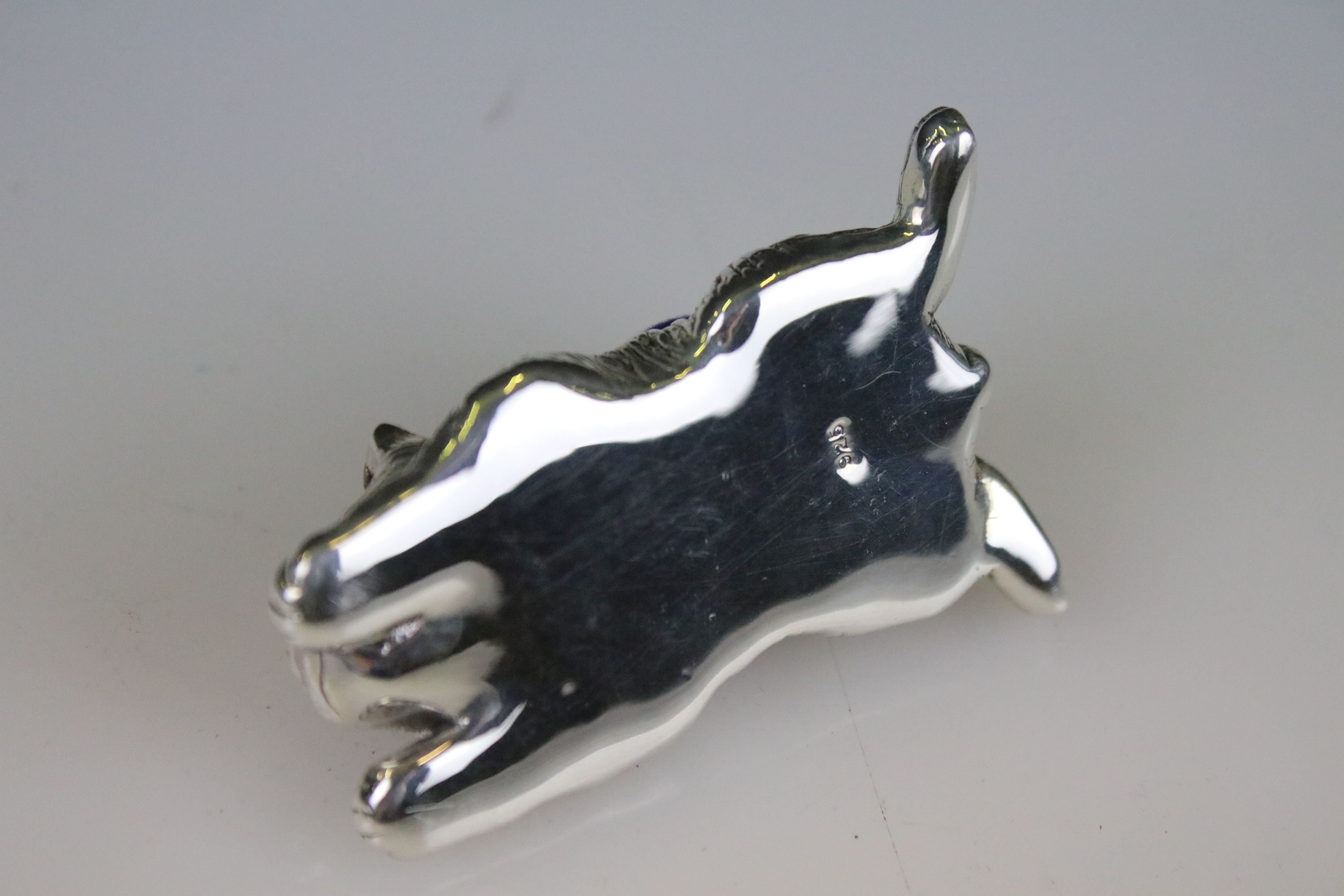Silver bear pin cushion - Image 2 of 2