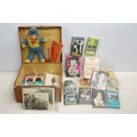 Collection of Laurel and Hardy and Charlie Chaplin assorted collectables and ephemera. The lot to