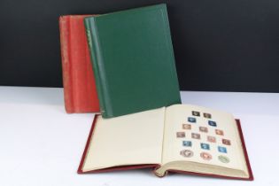 A collection of stamps contained within three albums to include many Victorian examples to include