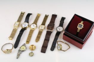 Collection of Watches including Rotary, Silver Cased, Lorus, Gruen, Skagen, Vintage, etc