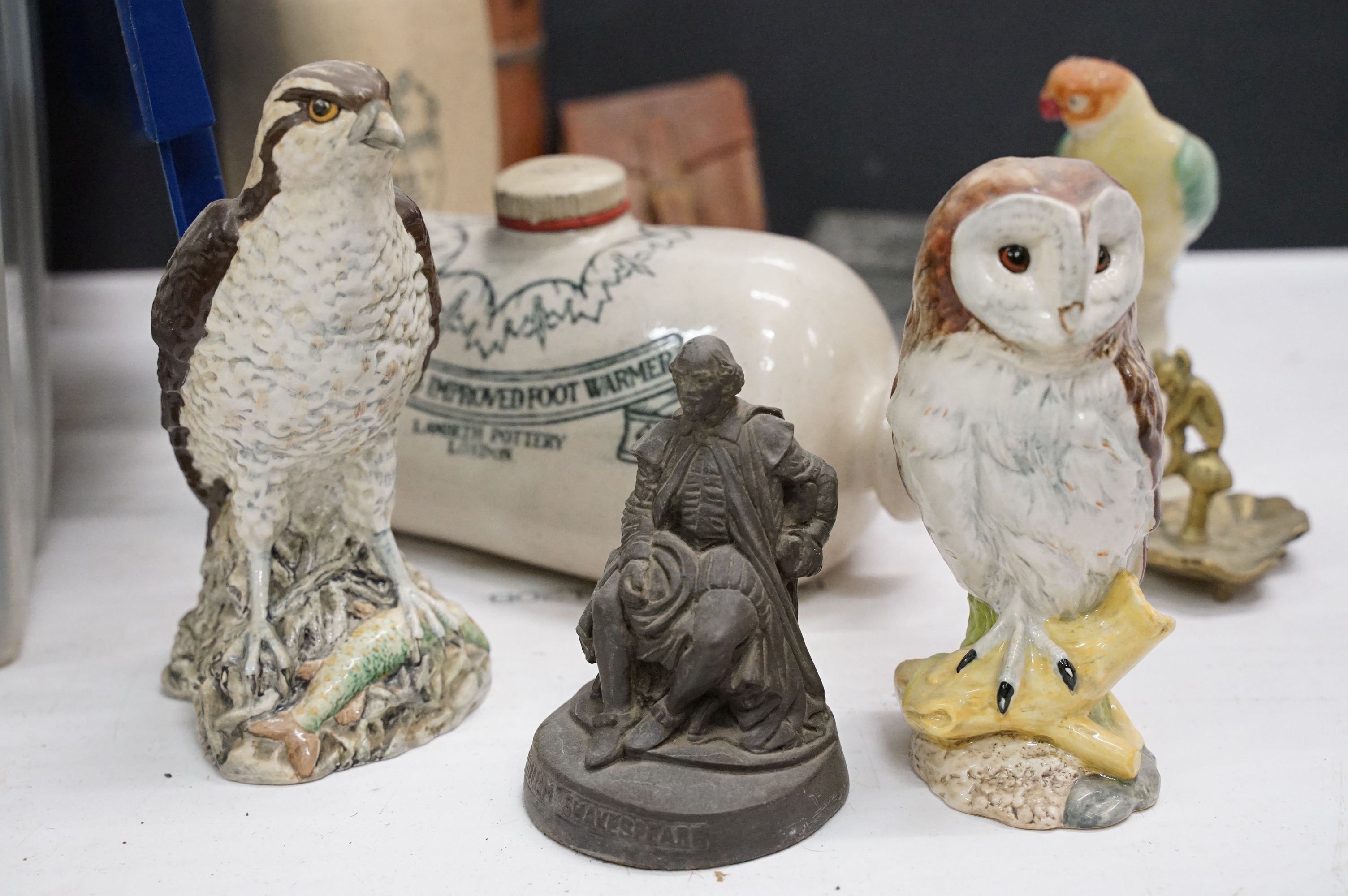 Mixed collectables to include Beswick Osprey Ceramic Beneagles liquor bottle, Royal Doulton Barn Owl - Image 2 of 7