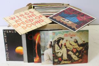 Vinyl - A collection of LP records spanning the genres and decades, to include Simon & Garfunkel,