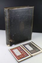 Mid 19th century 'The Miracle of our Lord' Christina book in papier mache decorative binding,