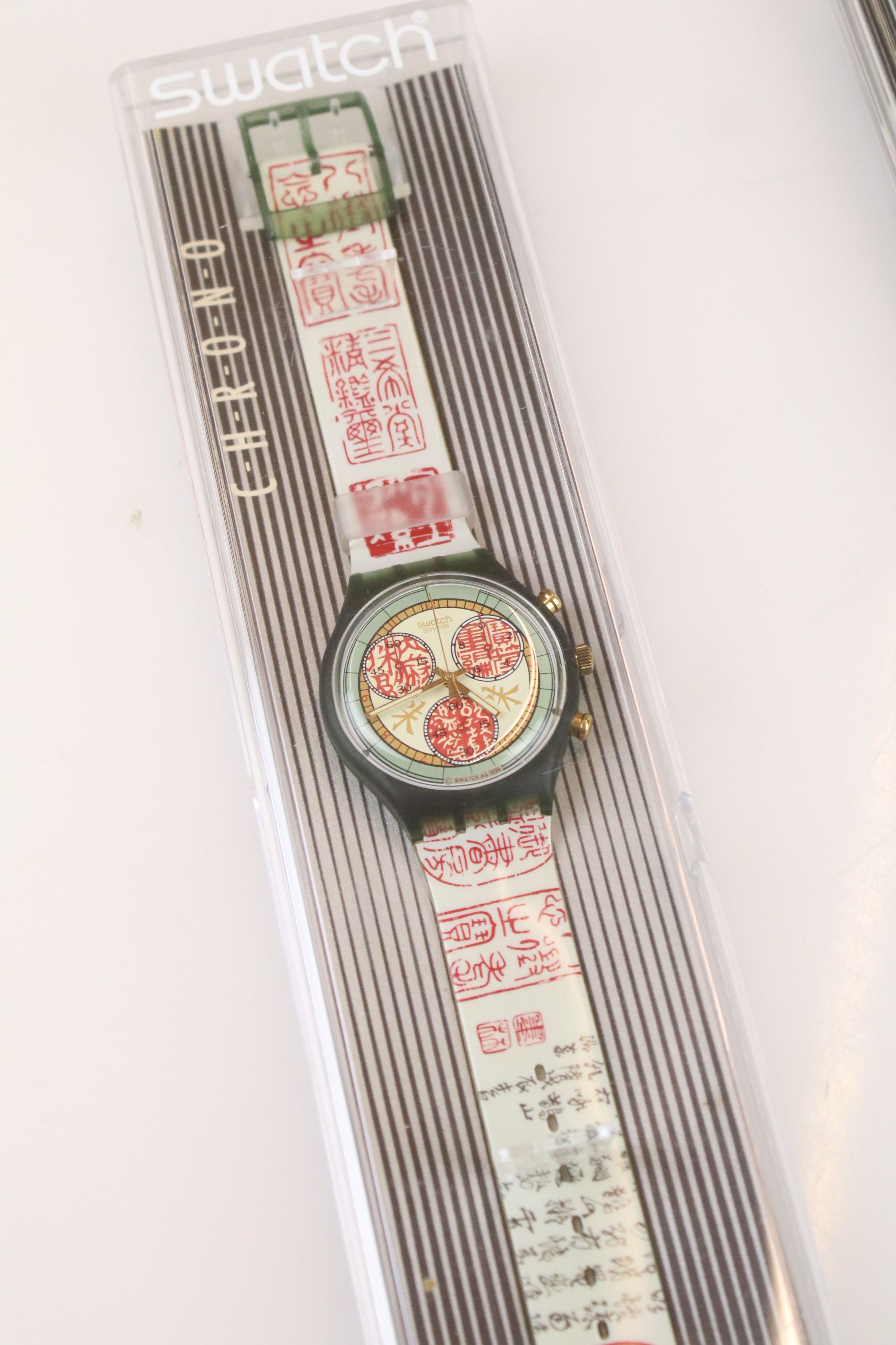 A collection of ten SWATCH wristwatches to include Chrono and automatic examples within original - Bild 2 aus 11