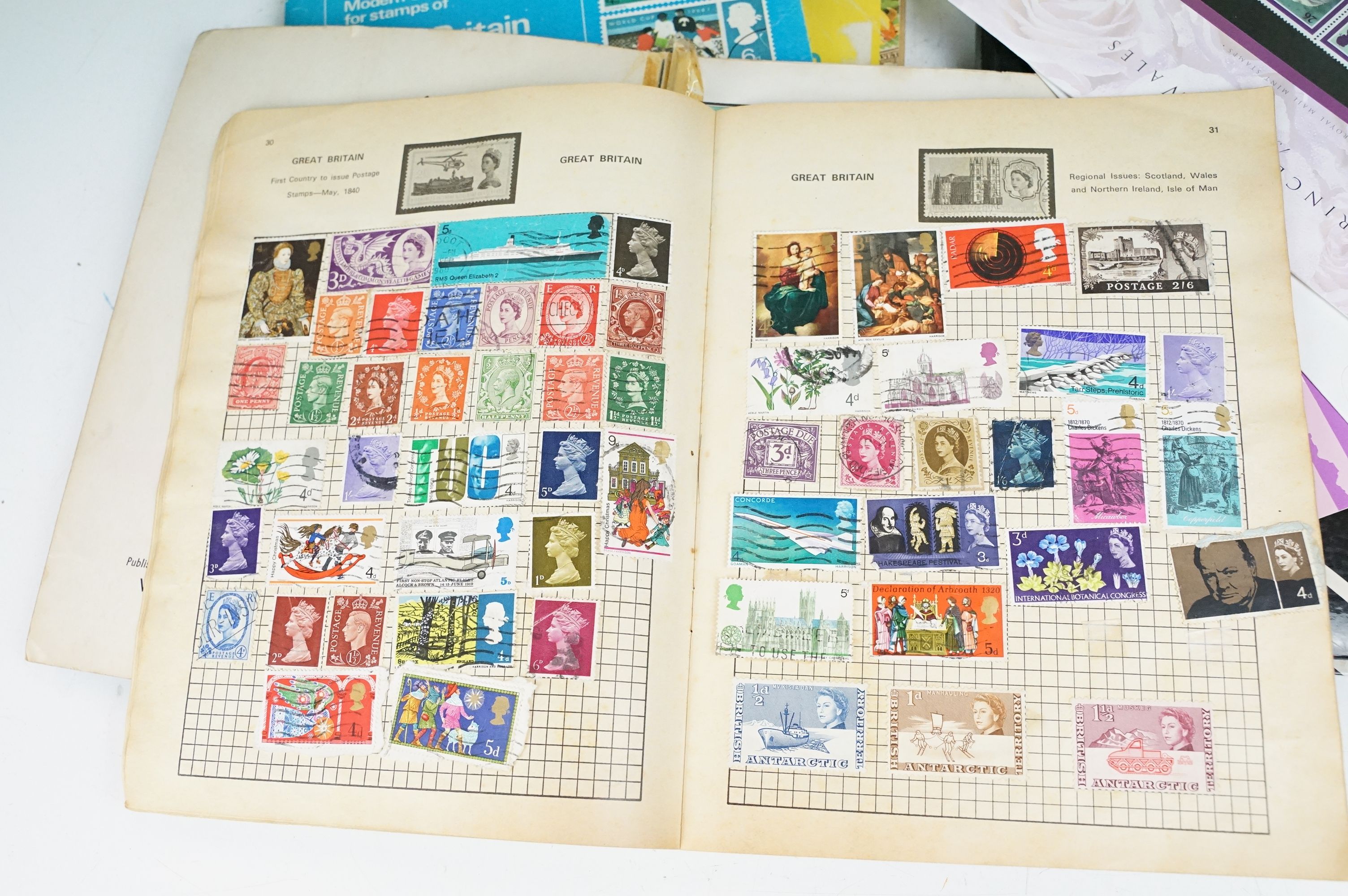 Collection of stamps to include Diana princess of Wales presentation pack, and a selection of - Image 2 of 10