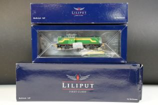 Two boxed Liliput by Bachmann First Class HO gauge locomotives to include L111103 BR 01 1062 DR Ep