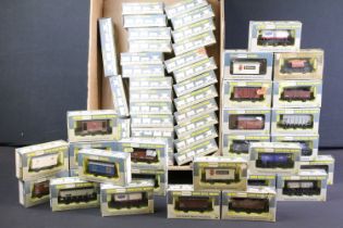 55 Boxed Wrenn Super Detail Wagons OO gauge items of rolling stock to include W4666 Salt Wagon