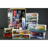 Around 46 Hongwell Cararama diecast models featuring Rally, Vintage Race cars, Towing, etc,