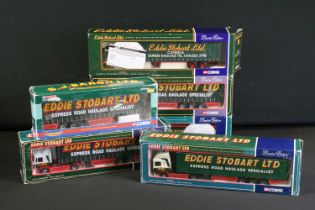 Six boxed Corgi ltd edn 1/50 scale Eddie Stobart related haulage diecast models to include