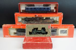 Four boxed Rivarossi HO gauge locomotives to include 1339, 1357, 1348 & 1666